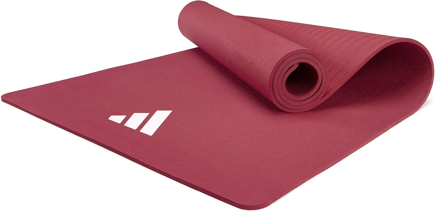 adidas Yoga Mat - Eco Friendly - Non Slip, Durable Textured Surface