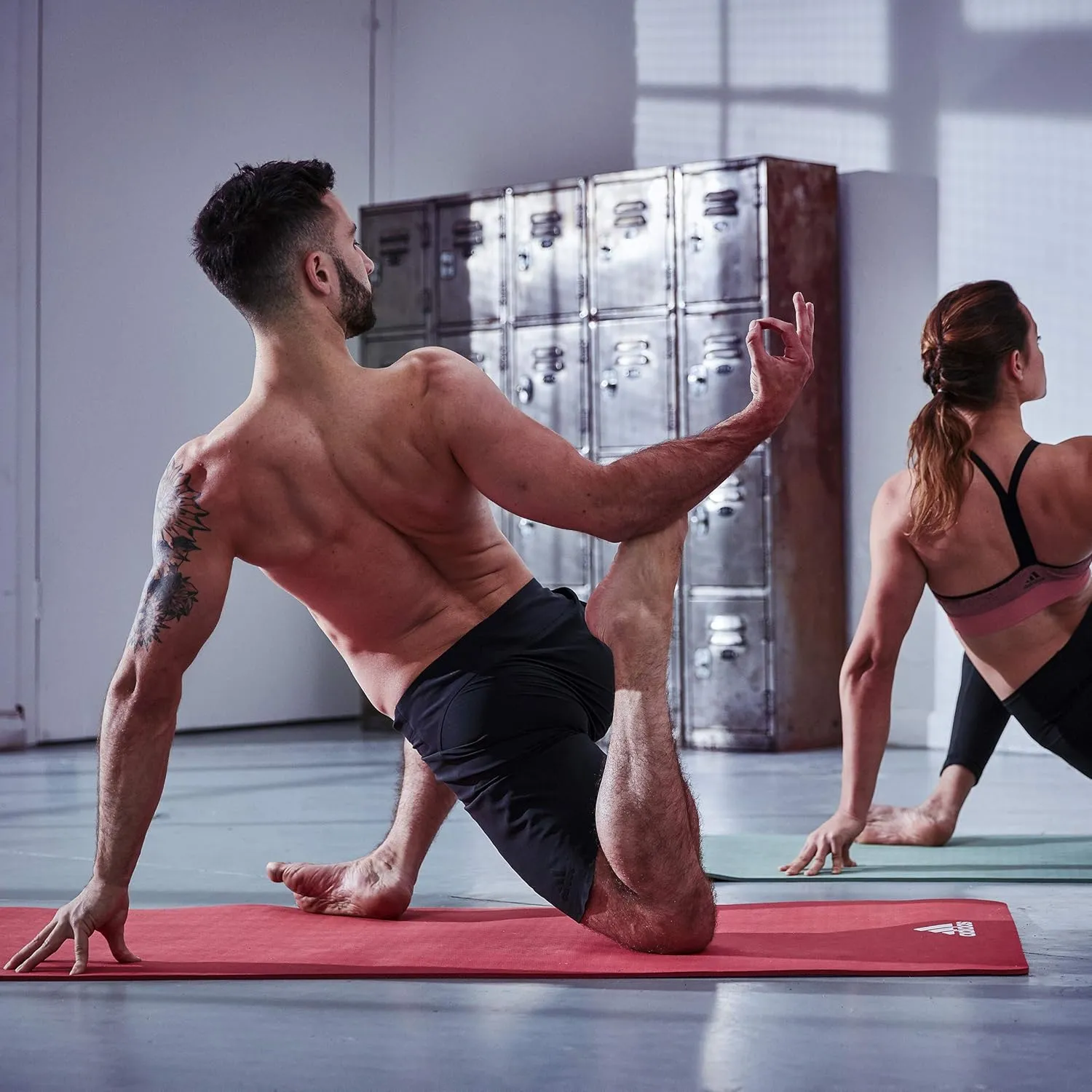 adidas Yoga Mat - Eco Friendly - Non Slip, Durable Textured Surface