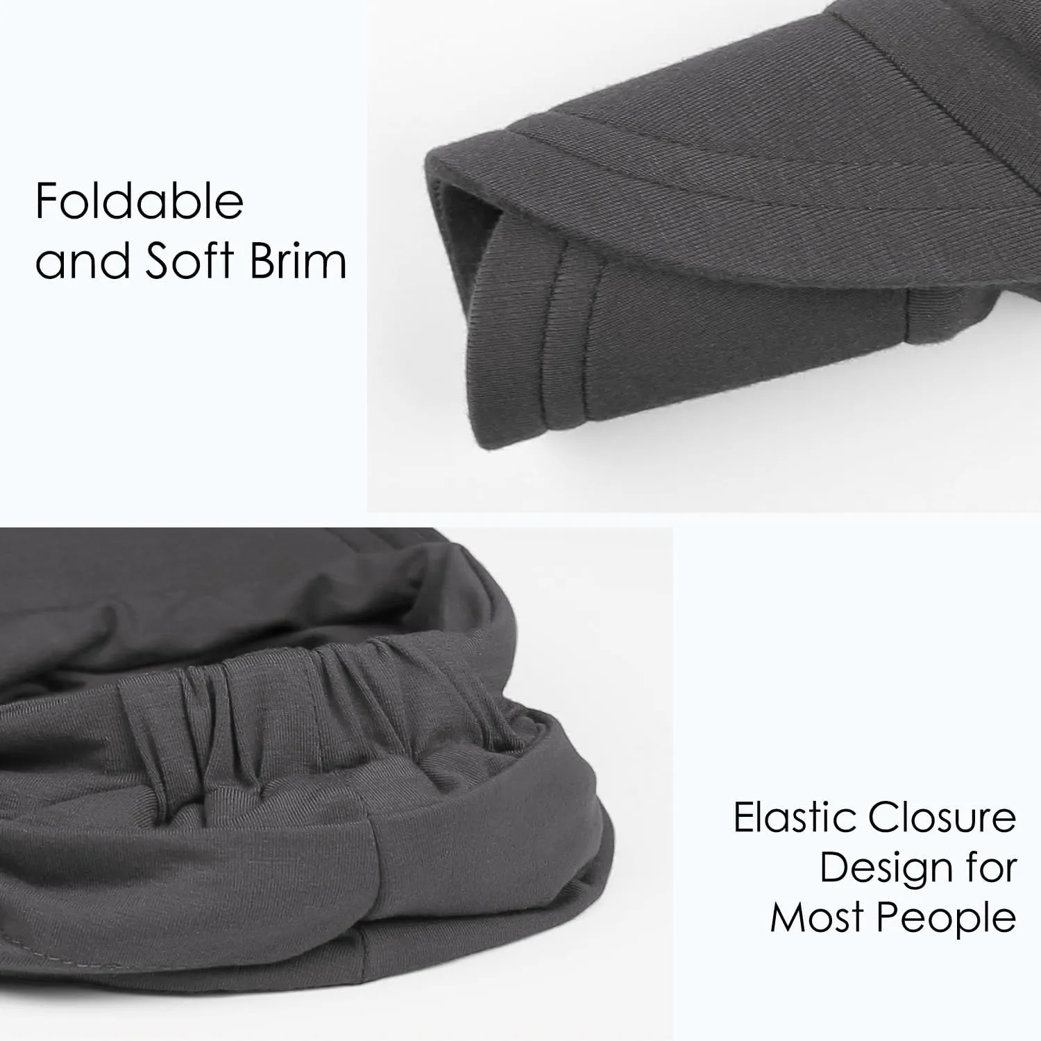 Alnorm Super Soft Breathable Viscose Slouch Hat Oversized Baseball Cap for Women