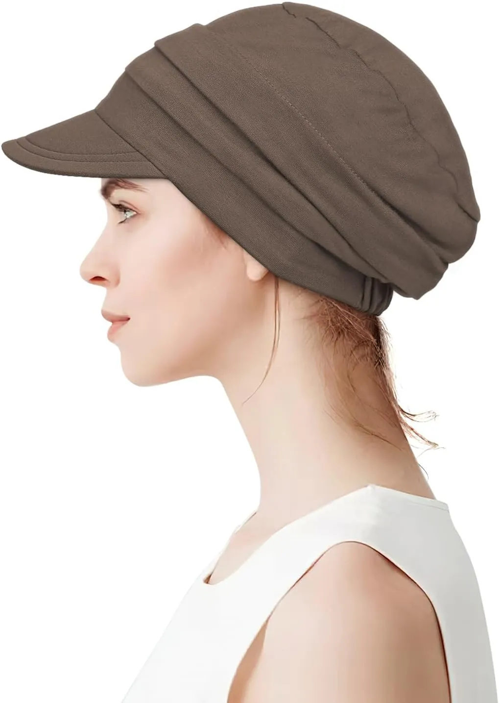 Alnorm Super Soft Breathable Viscose Slouch Hat Oversized Baseball Cap for Women