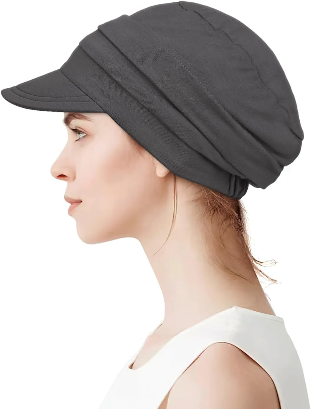 Alnorm Super Soft Breathable Viscose Slouch Hat Oversized Baseball Cap for Women