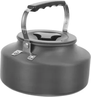 Aluminium Oxide Camping Pot Sturdy Outdoor Tea Kettle Ergonomic Handle Portable Water Pot for Stove Top