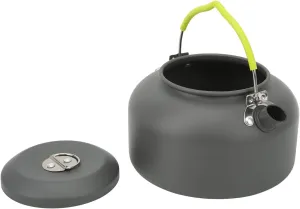 Aluminum Alloy Camping Kettle, Portable Coffee Pot 1.3L, Foldable Handle, With Heat Resistant Plastic Handle, for Camp, Hiking
