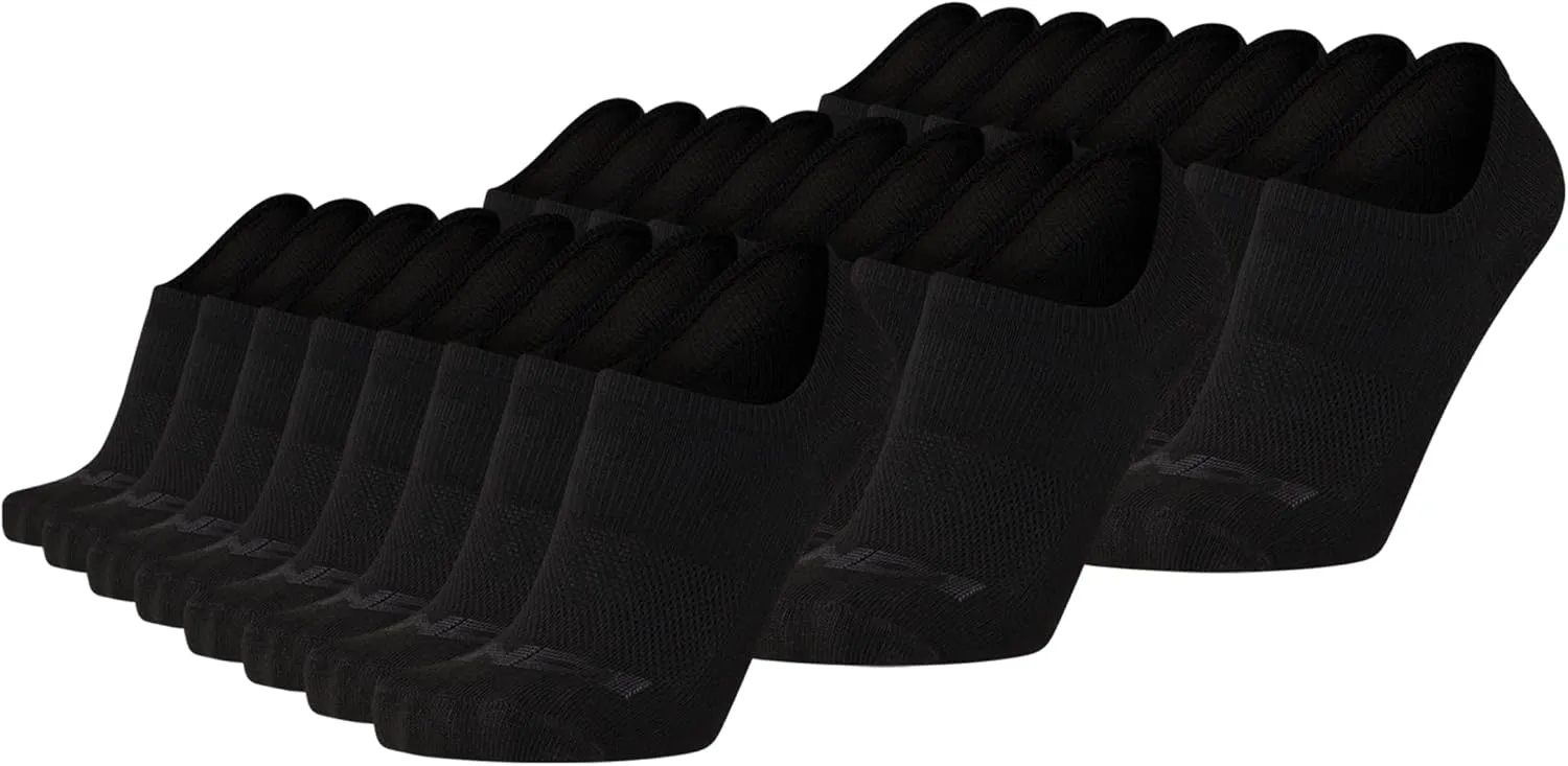 AND1 Men's Socks - Lightweight Performance No Show Liner Socks (24 Pack)