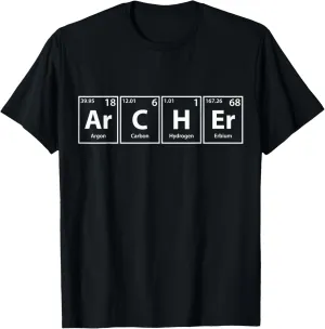 Archer (Ar-C-H-Er) Periodic Table Elements Shirt T-Shirt