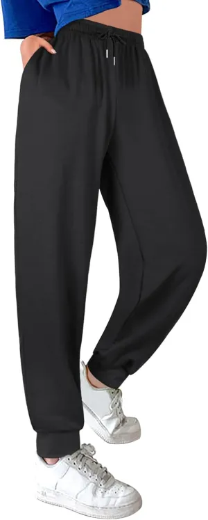 ASIMOON Sweatpants Women with Pockets Loose Lightweight Stretch Yoga Lounge Pants Comfy Drawstring Workout Jogging Pants