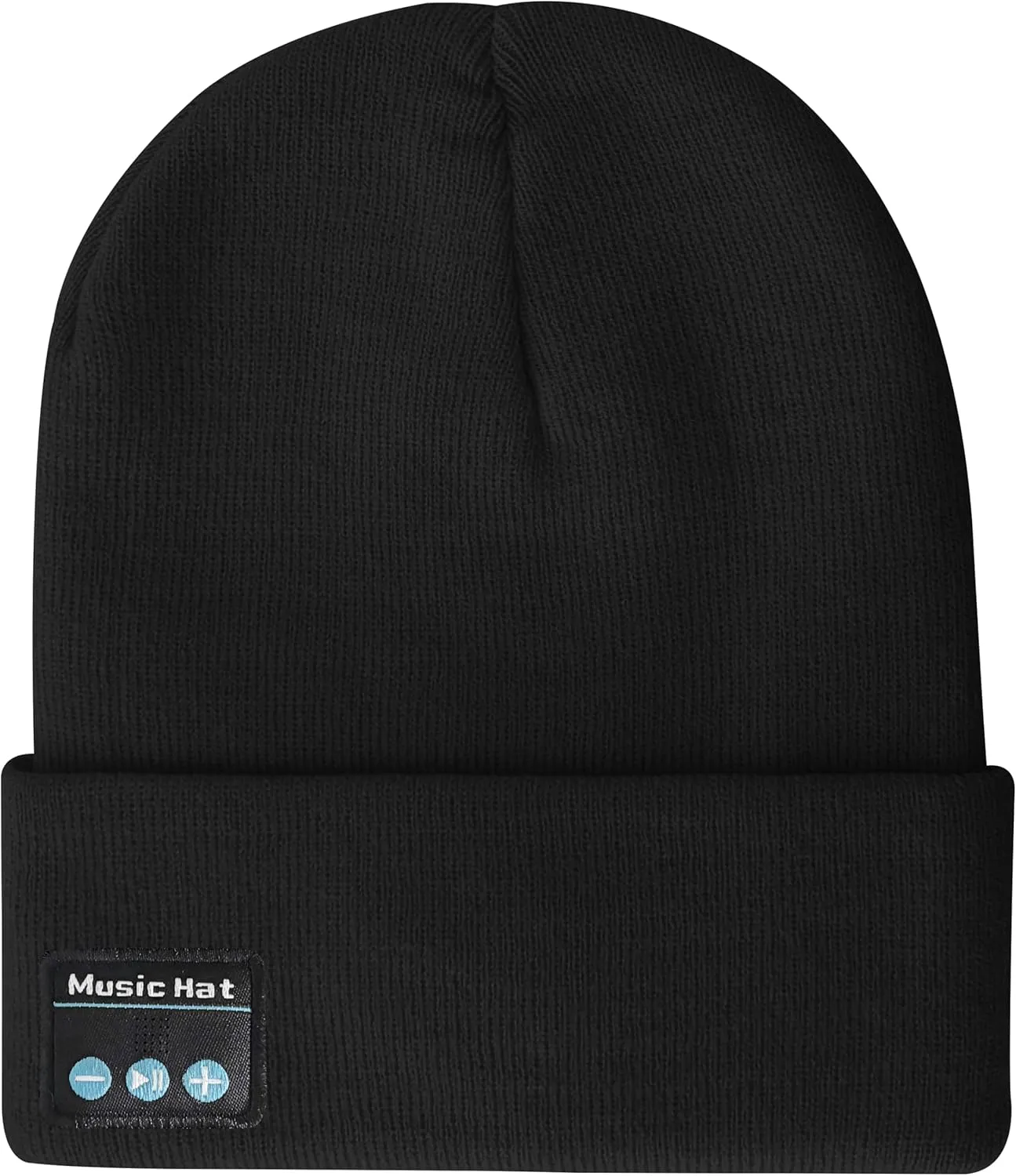 ATNKE LED Lighted Bluetooth Beanie Hat,USB Rechargeable 4 LED Wireless Run Headlamp Lined Fleece Cap for Men and Women