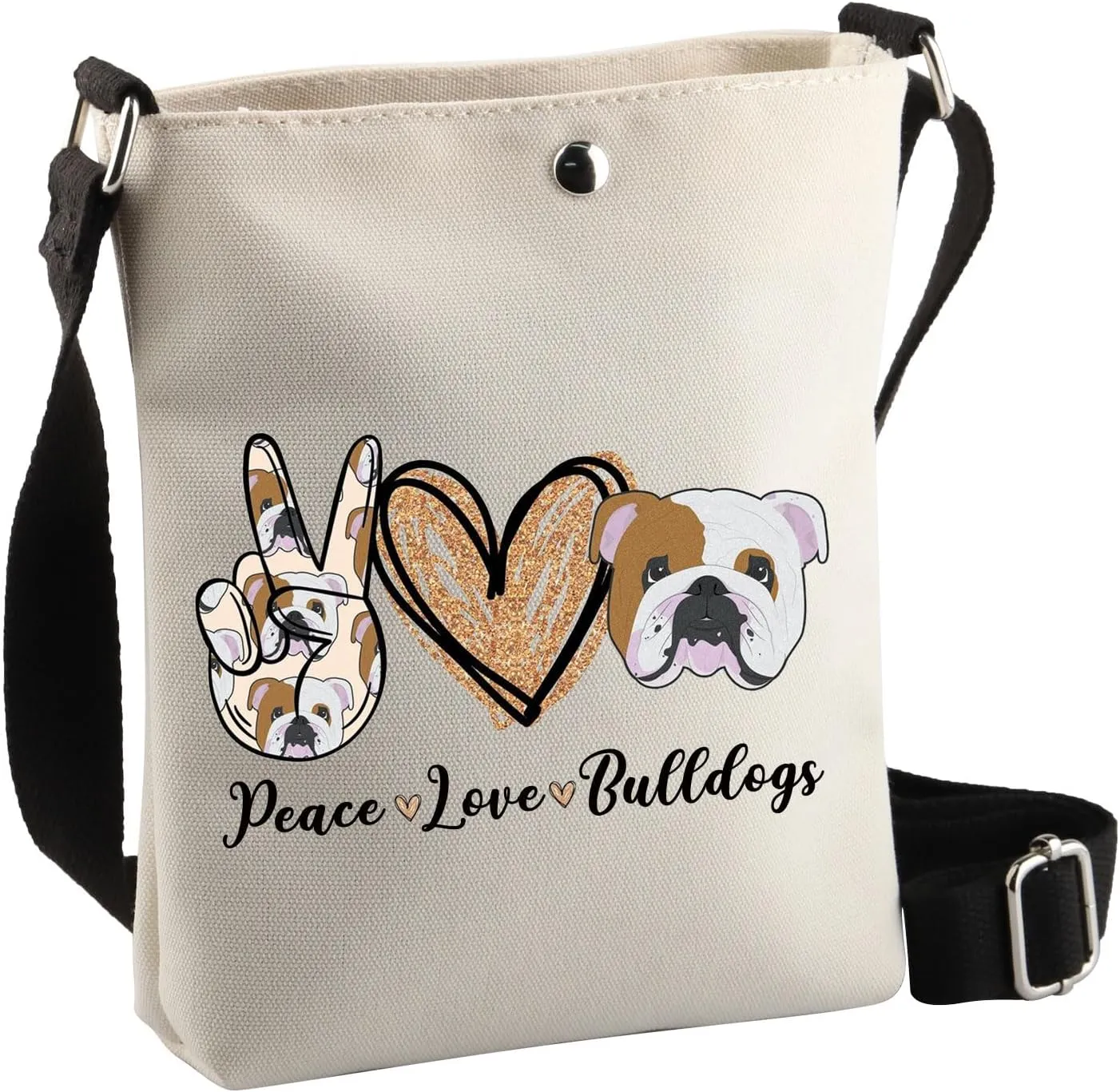 BDPWSS Bulldog Crossbody Purse - French Bulldog Lover Gift Bag
