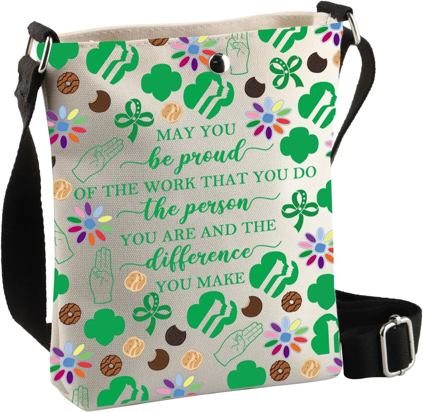 BDPWSS Scout Troop Leader Gifts Scouts Leader Appreciation Gift May You Be Proud Of The Work You Do Scout Mom Crossbody Bag