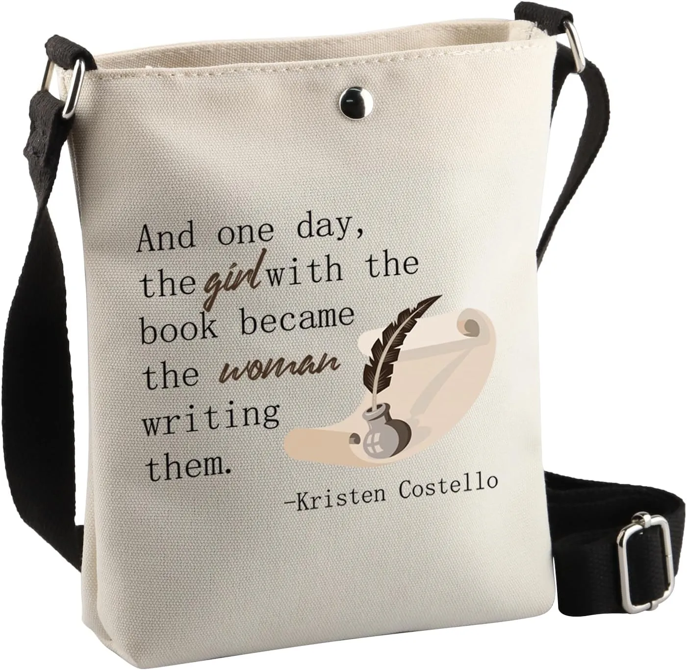 BDPWSS Writer Gifts For Women Creative Writing Gifts Future Author Novelist Gift Literary Gift Funny Writer Crossbody Bag