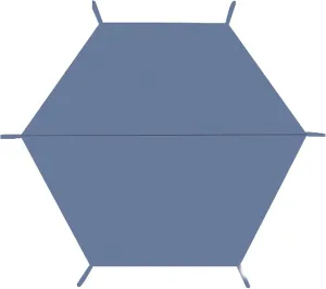 Beach Blankets Waterproof Tear-Resistant Tent Tarp Thicken Picnic Camping Tarp Tent Mat Hard-Wearing Beach Pad for Hiking Traveling Backpacking(M Hexagon)