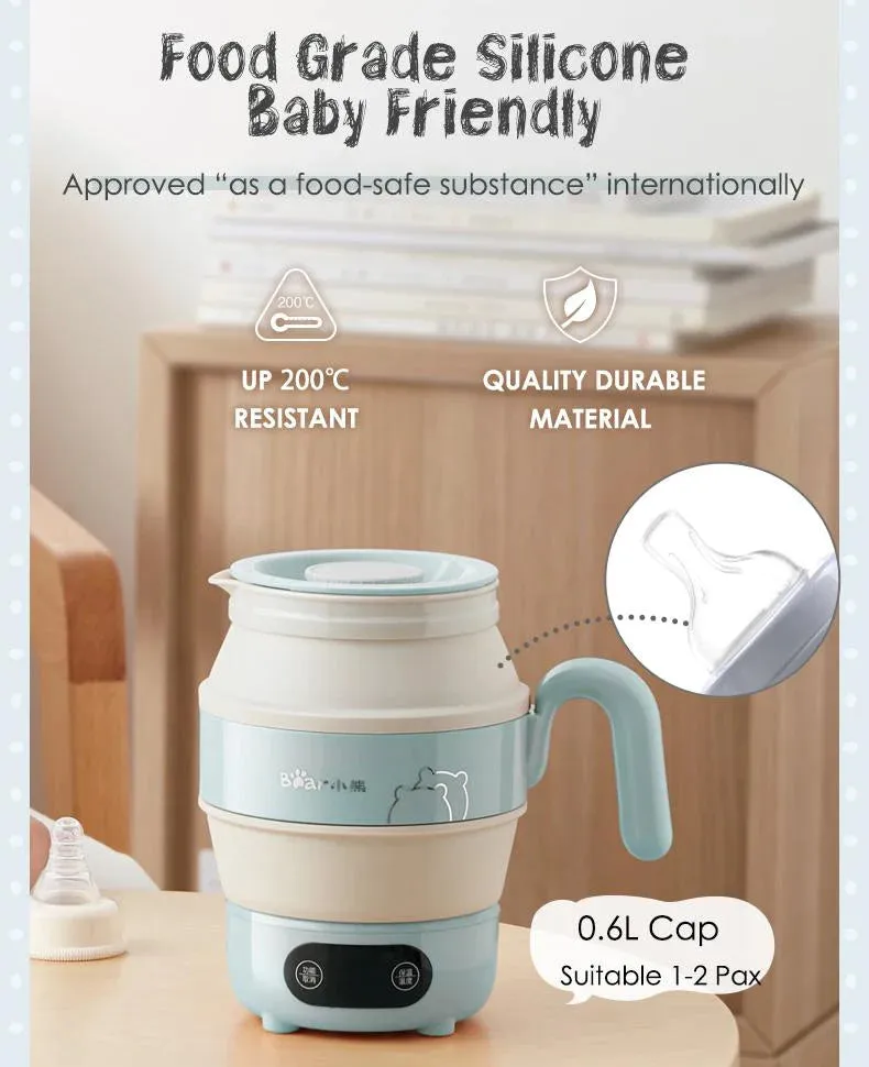 Bear Foldable Kettle Jug 0.6L #ZDH-A06G1