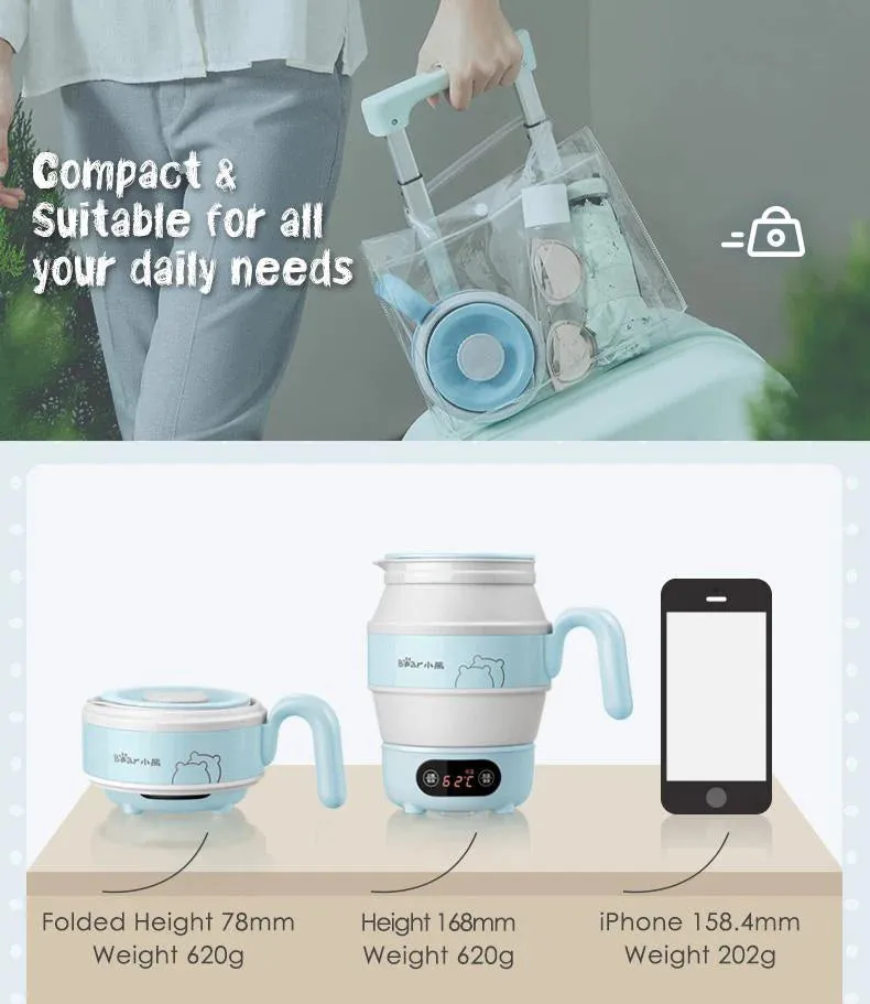 Bear Foldable Kettle Jug 0.6L #ZDH-A06G1