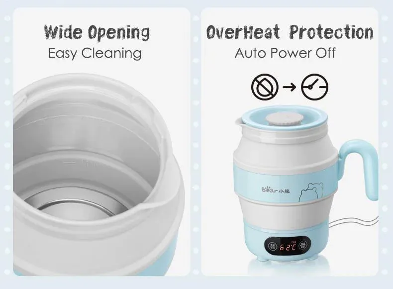 Bear Foldable Kettle Jug 0.6L #ZDH-A06G1