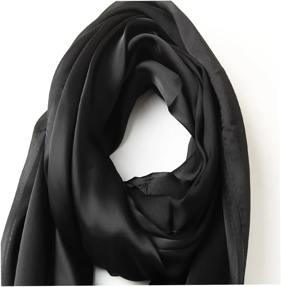 Bellonesc Silk Scarf 100% silk Long Lightweight Sunscreen Shawls for Women