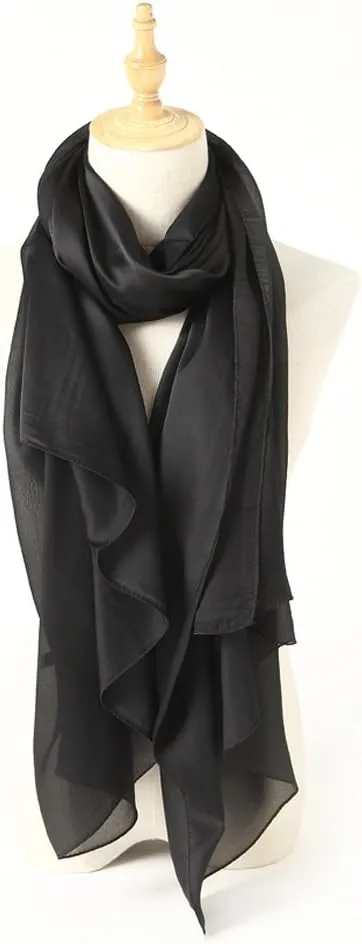 Bellonesc Silk Scarf 100% silk Long Lightweight Sunscreen Shawls for Women