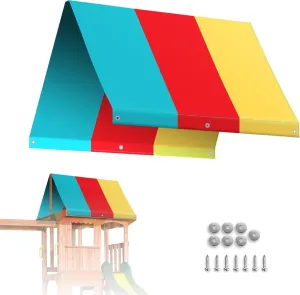 BenefitUSA (52" X 94") Replacement Canopy Cover for Backyard Wood Playset Swing Set
