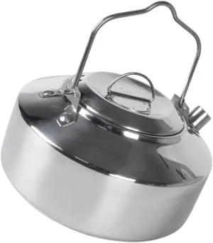 BESPORTBLE Outdoor Camping Kettle Stainless Steel Portable Teapot for Hiking Stovetop Induction Use for Boiling Water Tea Lightweight Camp Cookware