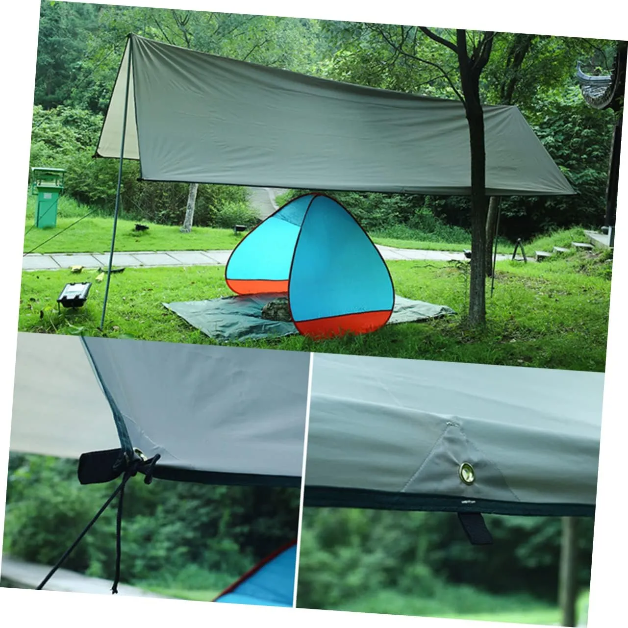 BESPORTBLE Outdoor Sun Shade Beach Tent Sun Shelter Awning Canopy Hiking Survival Gear Tent Beach Shade Waterproof