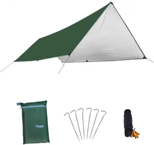 BESPORTBLE Outdoor Sun Shade Beach Tent Sun Shelter Awning Canopy Hiking Survival Gear Tent Beach Shade Waterproof