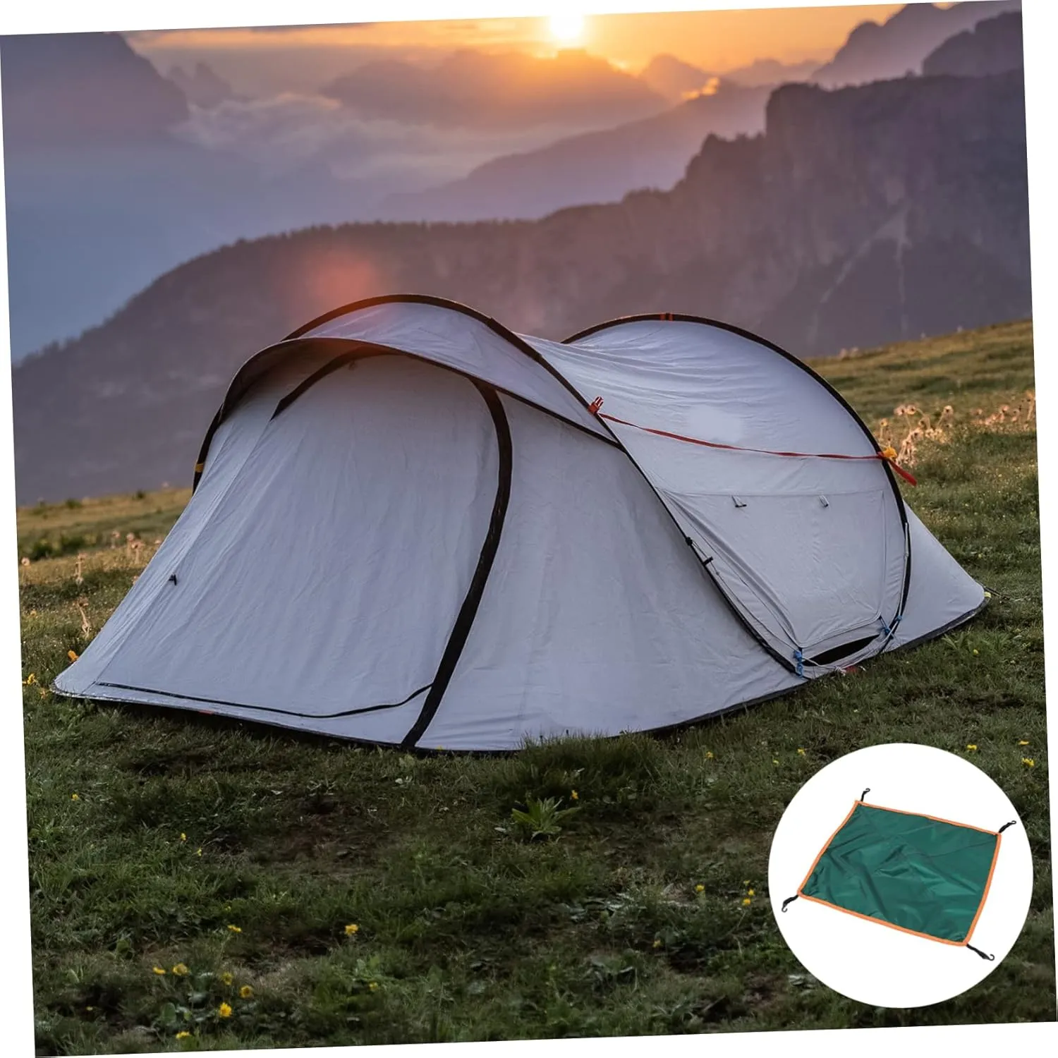 BESPORTBLE Pcs Wear-Resistant Rain Professional Tent Cover Small Tent Portable Camping Tarp Outdoor Supply