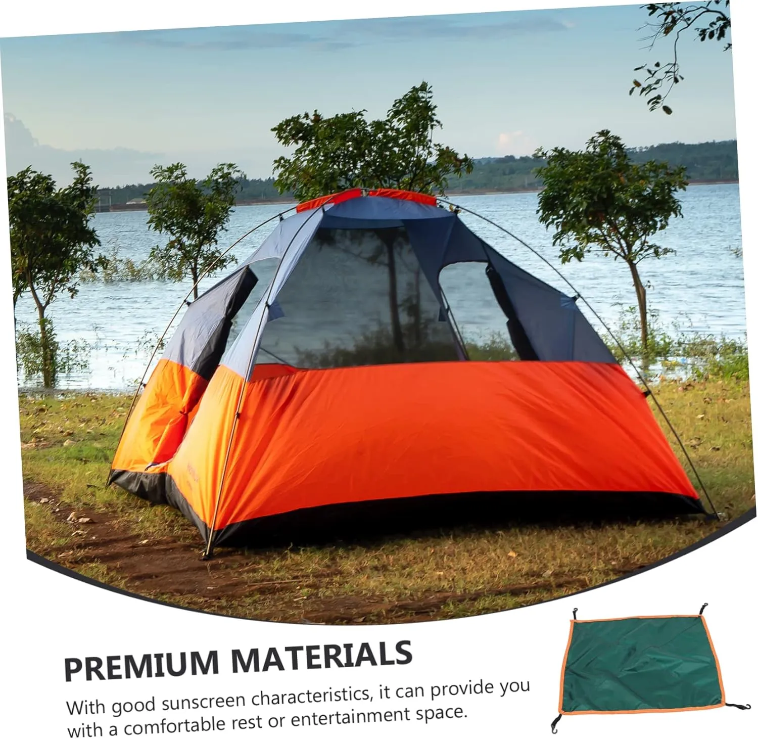 BESPORTBLE Pcs Wear-Resistant Rain Professional Tent Cover Small Tent Portable Camping Tarp Outdoor Supply