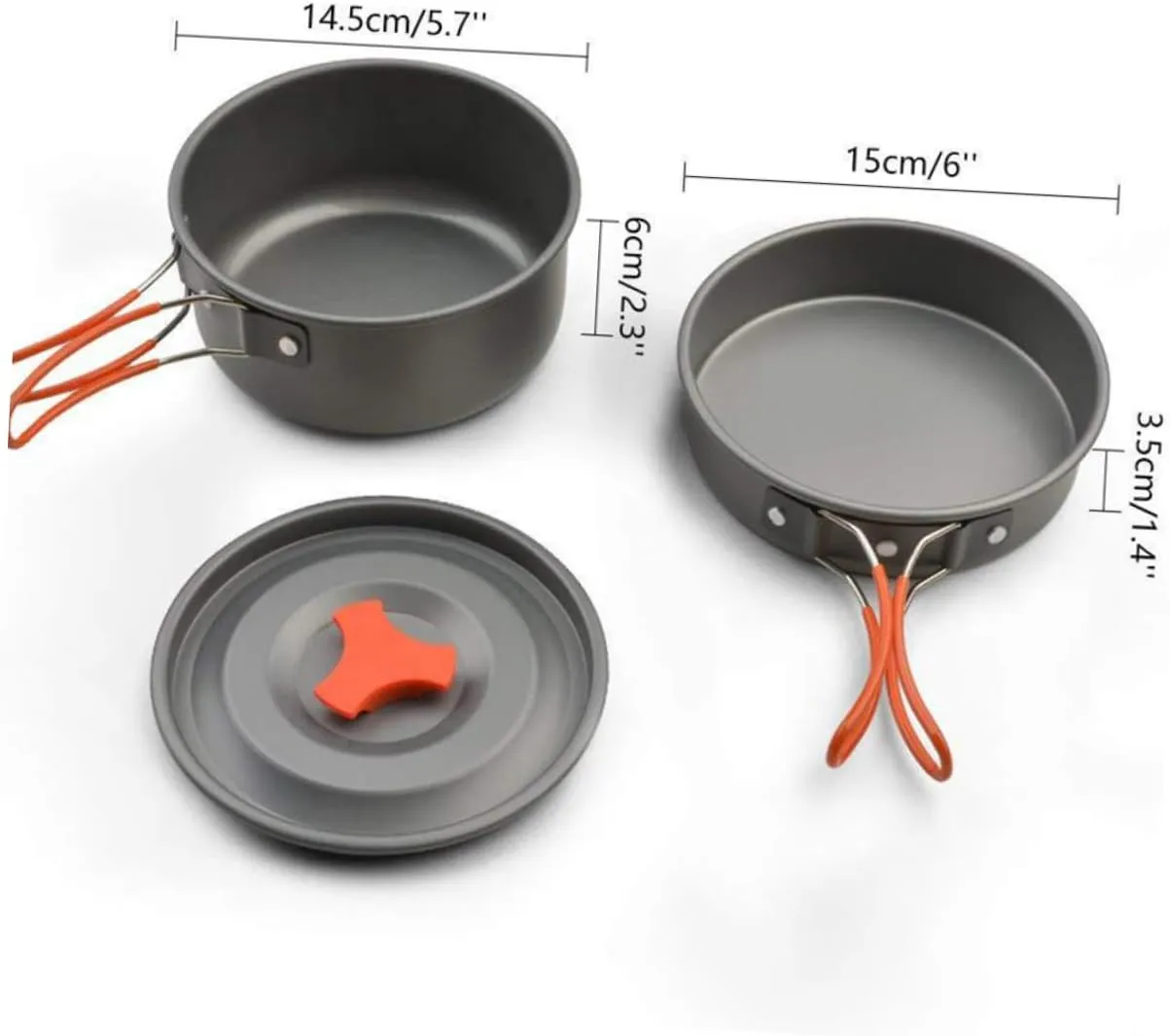 BESPORTBLE Portable Pot Pan Unit Camp Kettle Outdoor Tableware Pots Travel Plate Stove Kettle Camping Outdoor