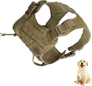 BESPORTBLE Service Dog Suit Reflective Vest with Kettle Set Bags and Adjustable Straps for Handlers