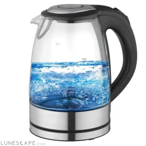 Better Chef 1.7 L Cordless Electric Glass and Stainless Steel Tea