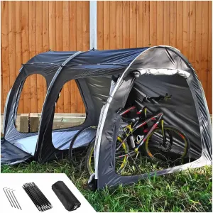 Bike Tent with Ventilation Mesh Bicycle Shed for Patio Furniture, Bicycle, Motorcycle Bike Tent Storage Bike Storage Tent