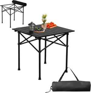 Black Picnic Tables Camping Kitchen Camping Kitchen Station Outdoor Folding Table Outdoor Cooking Station BBQ Table Outdoor Portable Foldable Table Camping Table Office Table for Parties, Backyard
