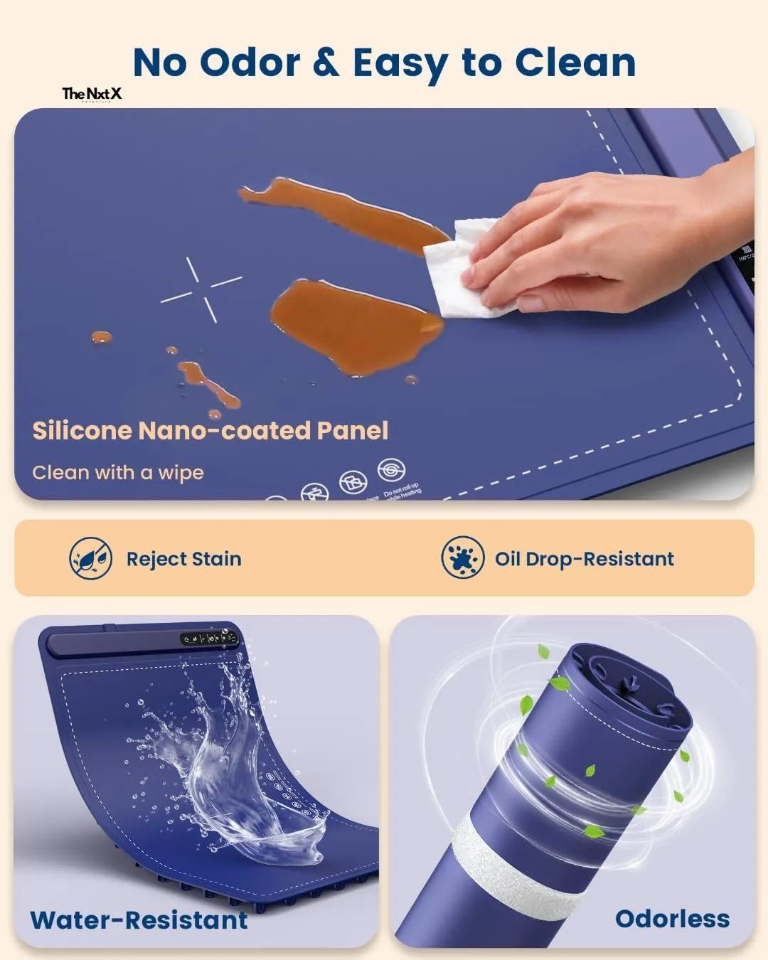 Bluetooth-enabled Warming Food Smart Electric Tray Cloud-based HeatMate™ –