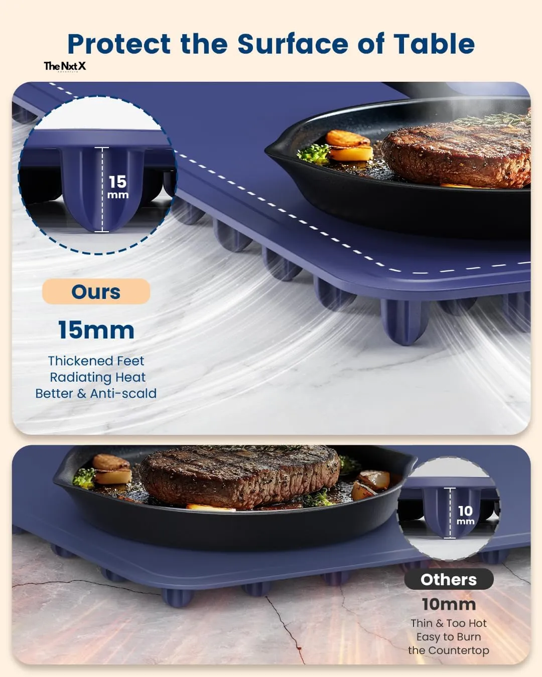Bluetooth-enabled Warming Food Smart Electric Tray Cloud-based HeatMate™ –