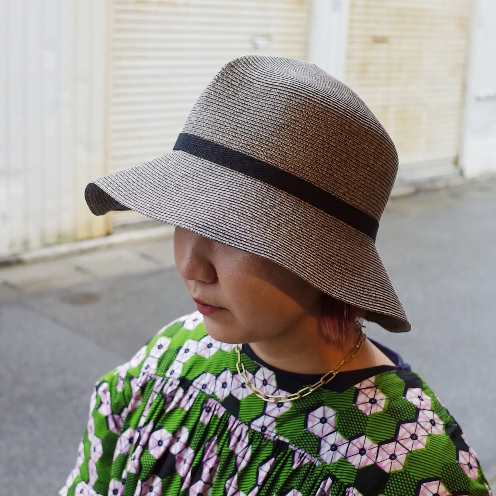 bocodeco "Paper Braid Rollable Hat" / ボコデコ"ペーパーブレードローラブルハット"
