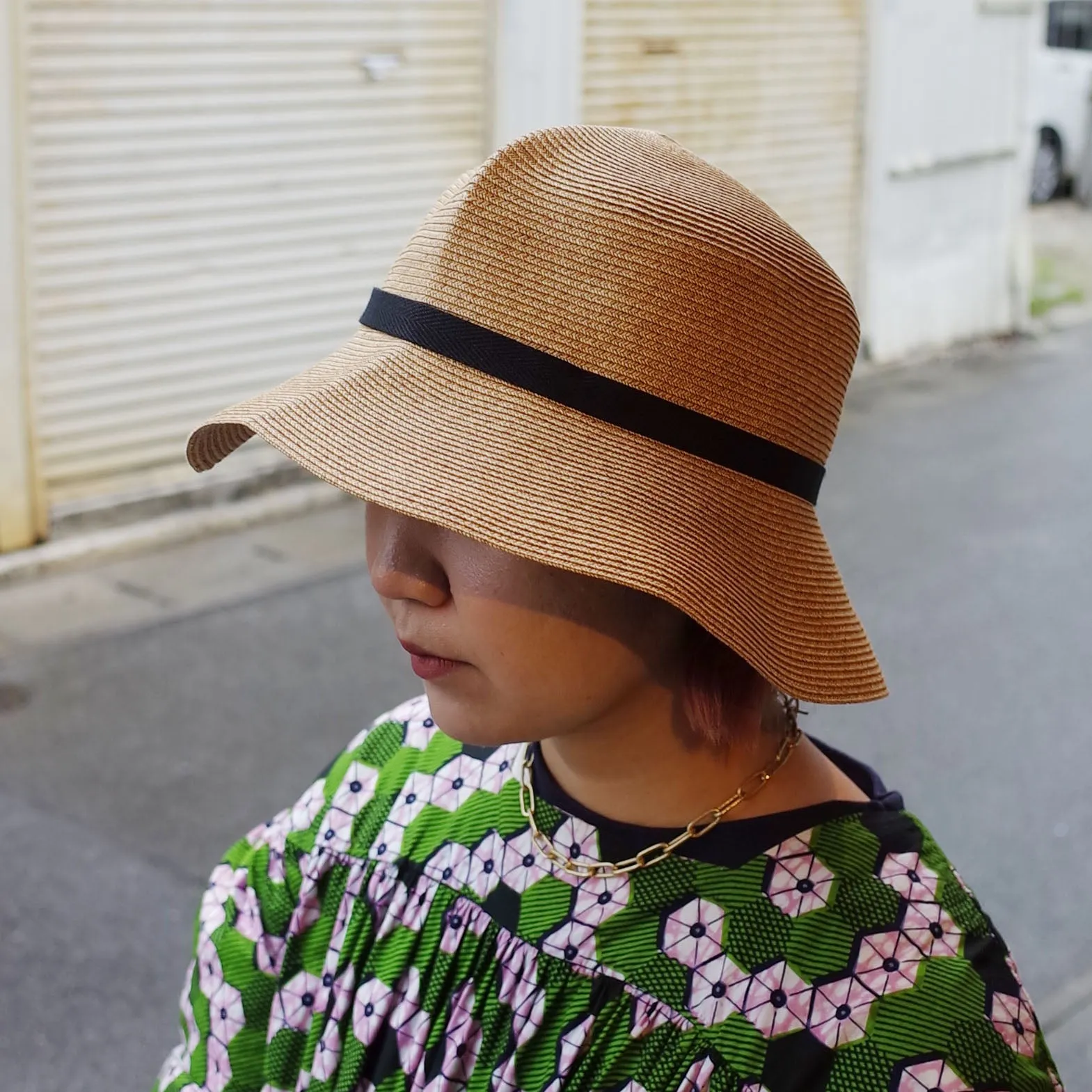 bocodeco "Paper Braid Rollable Hat" / ボコデコ"ペーパーブレードローラブルハット"