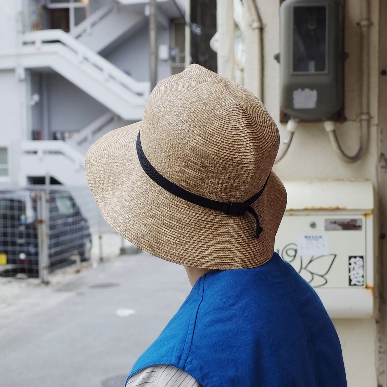 bocodeco "Paper Braid Rollable Hat" / ボコデコ"ペーパーブレードローラブルハット"