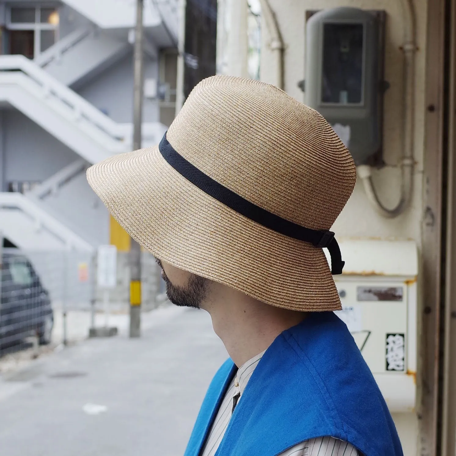 bocodeco "Paper Braid Rollable Hat" / ボコデコ"ペーパーブレードローラブルハット"