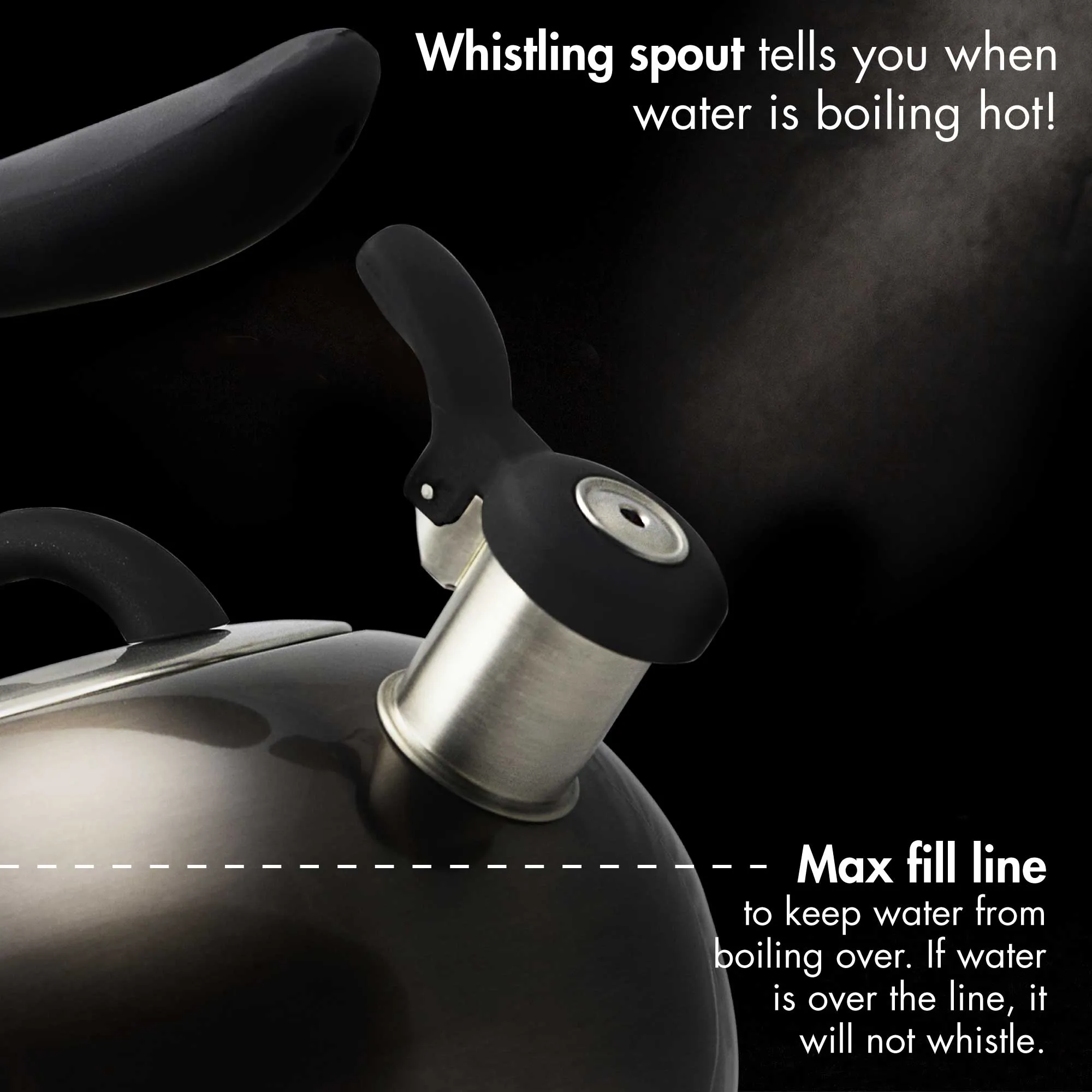 Boulder Stovetop Tea Kettle, 2.5 qt - Primula