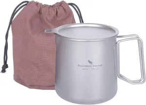 Boundless Voyag Camping Cooking Kettle Portable Outdoor Cooking Pot with Foldable Handle Coffee Mug Cups Set Stovetop Tea and Coffee Pots for Openfire