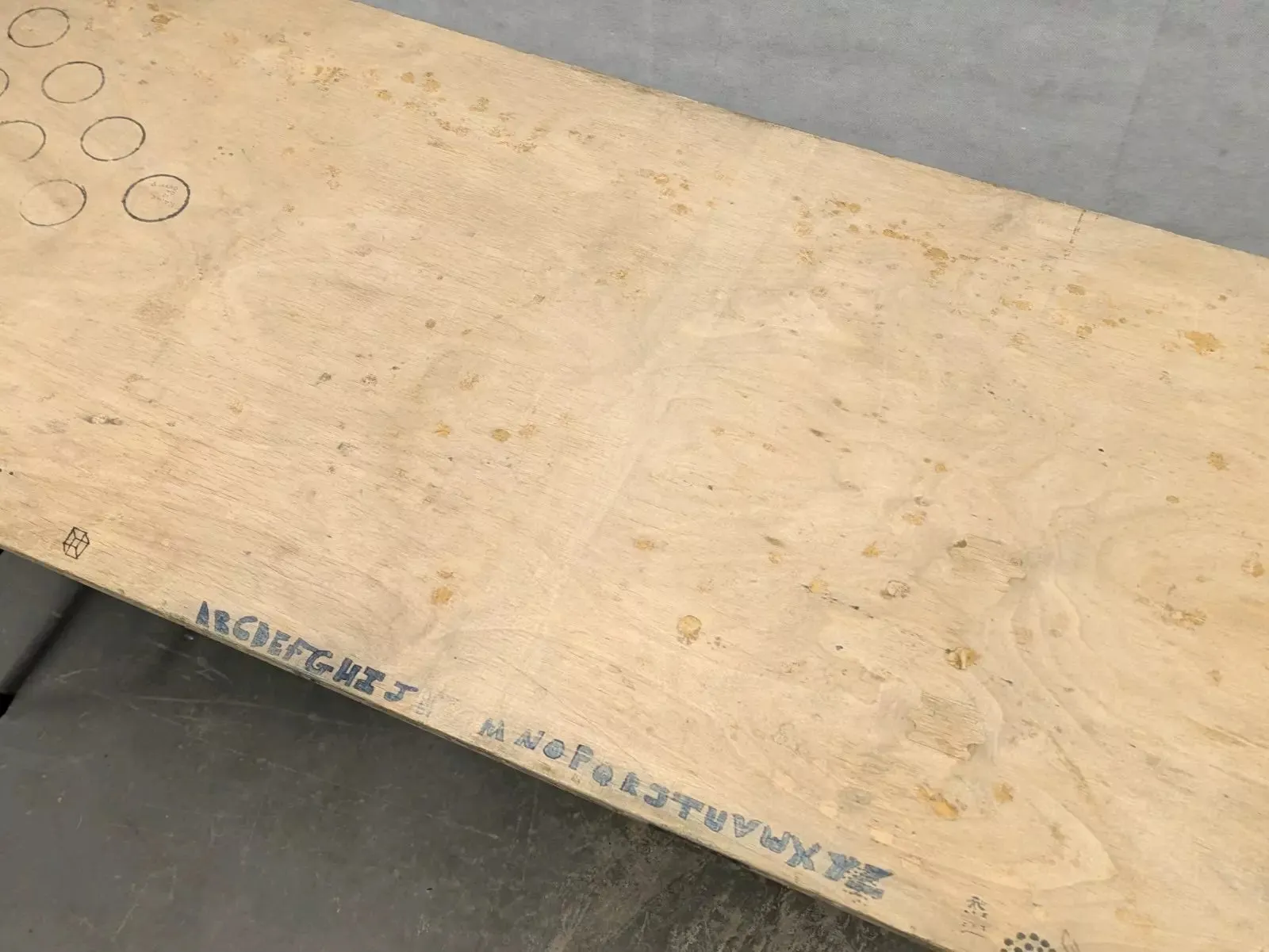 British Army Lightweight Wooden Folding Field Table