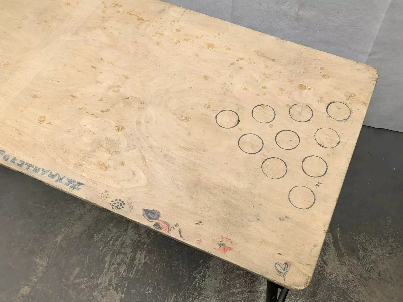 British Army Lightweight Wooden Folding Field Table