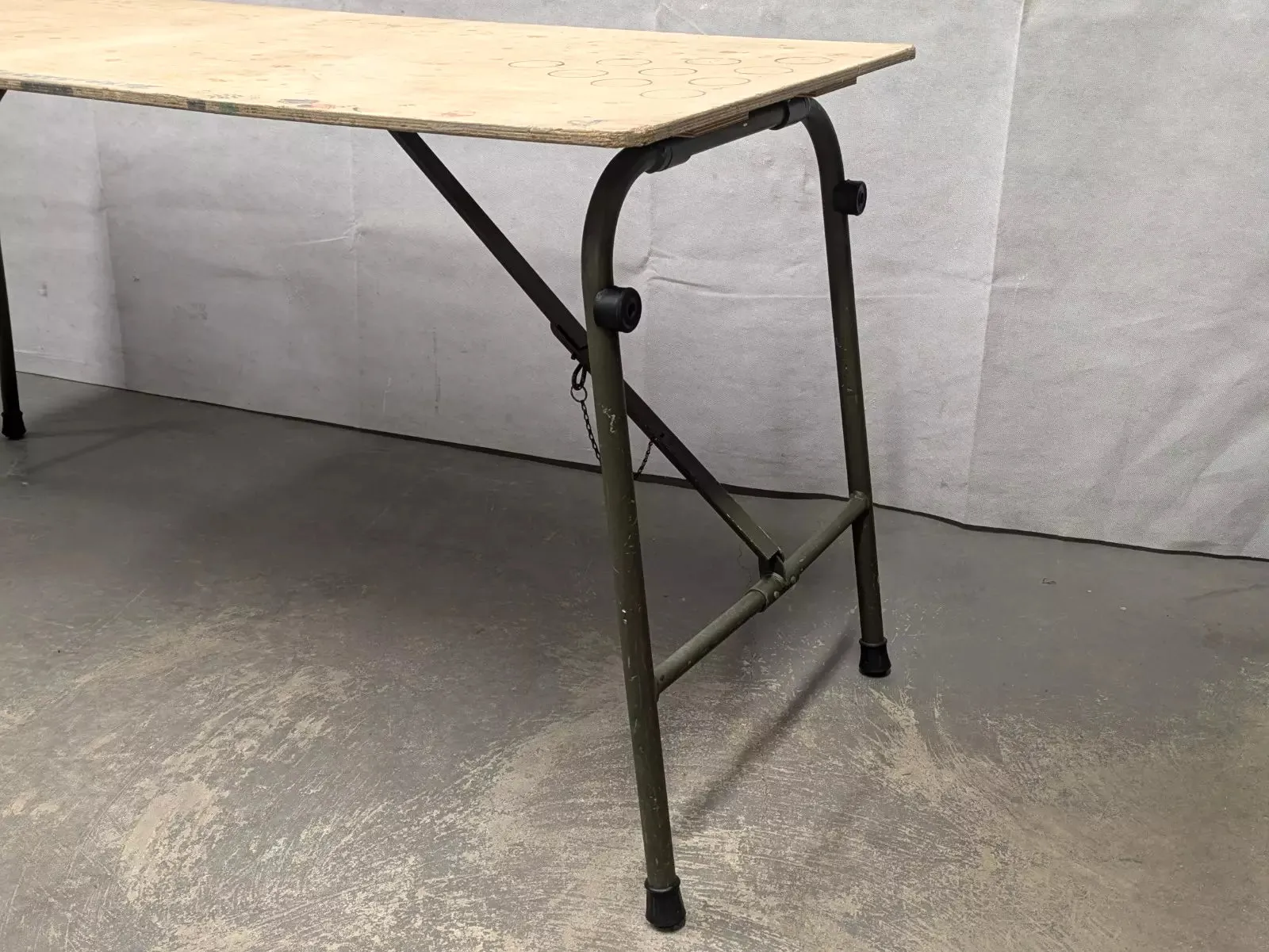 British Army Lightweight Wooden Folding Field Table