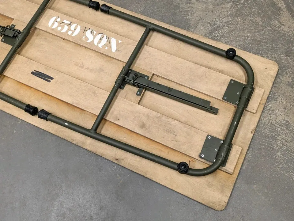 British Army Lightweight Wooden Folding Field Table