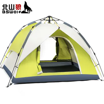 BSWolf 2018 New Type Ultralight Automatic Tent 2 Persons Waterproof Beach Tents Outdoor Camping Pop Up Tourist Tent For Hiking