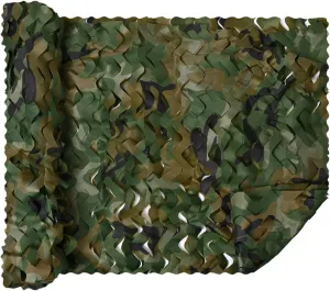 Camouflage Net Camouflage Army Camo Net Camping Mesh Netting Hide Cover Shooting Hunting Blind Decoration Sunshade Car Cover Tent Shade Oxford Polyester(Color:,Size:1.5X3M(5X9.9ft))