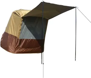 Camper Shade Awning Canopy with Complete Kits for Renault Captur/Clio/Espace/Kadjar/Kangoo/Master, Waterproof UV Protection, Easy Set Up, Ultra-Durable Camping Tent,1 Style 1-B Khaki