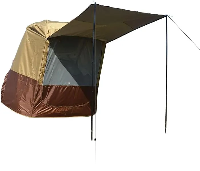 Camper Shade Awning Canopy with Complete Kits for Renault Captur/Clio/Espace/Kadjar/Kangoo/Master, Waterproof UV Protection, Easy Set Up, Ultra-Durable Camping Tent,1 Style 1-B Khaki