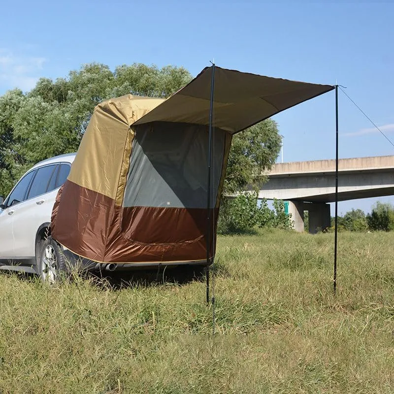 Camper Shade Awning Canopy with Complete Kits for Renault Captur/Clio/Espace/Kadjar/Kangoo/Master, Waterproof UV Protection, Easy Set Up, Ultra-Durable Camping Tent,1 Style 1-B Khaki