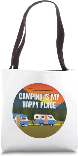 Camping Caravan Camper Motorhome Caravan Tents Tote Bag