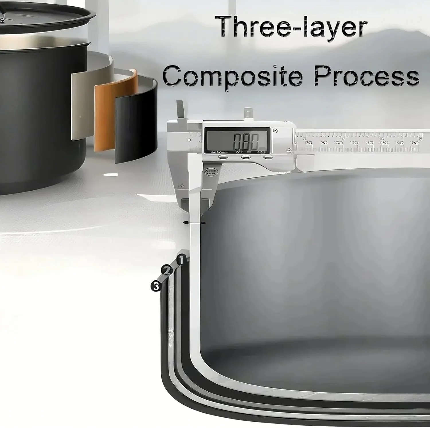 Camping Cookware Mess Kit, Camping Cooking Pot Fry Pan and Kettle Set, Portable Camping Cookware Set with Mesh Bag for Camping, Backpacking, Outdoor Cooking and Picnic